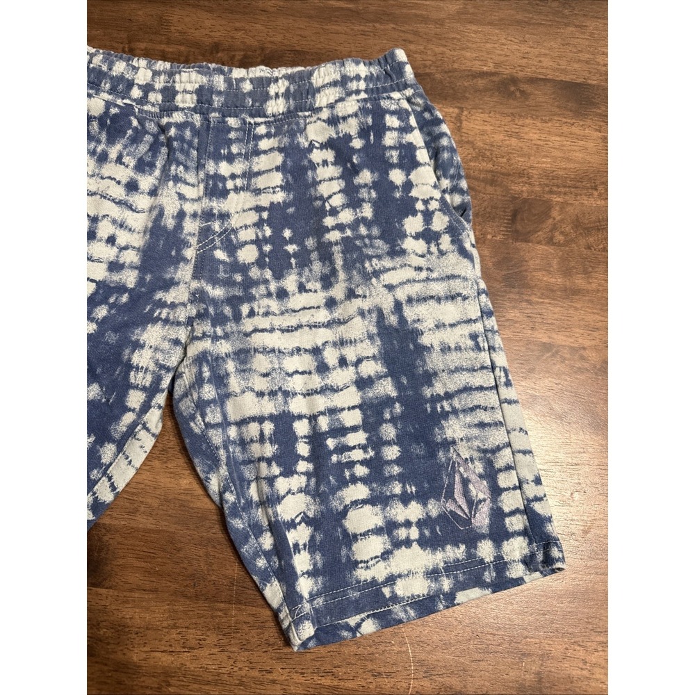 Volcom Sweat Shorts Blue Elastic Waist Flat Front Men's Small Athletic Beach - Picture 3 of 9